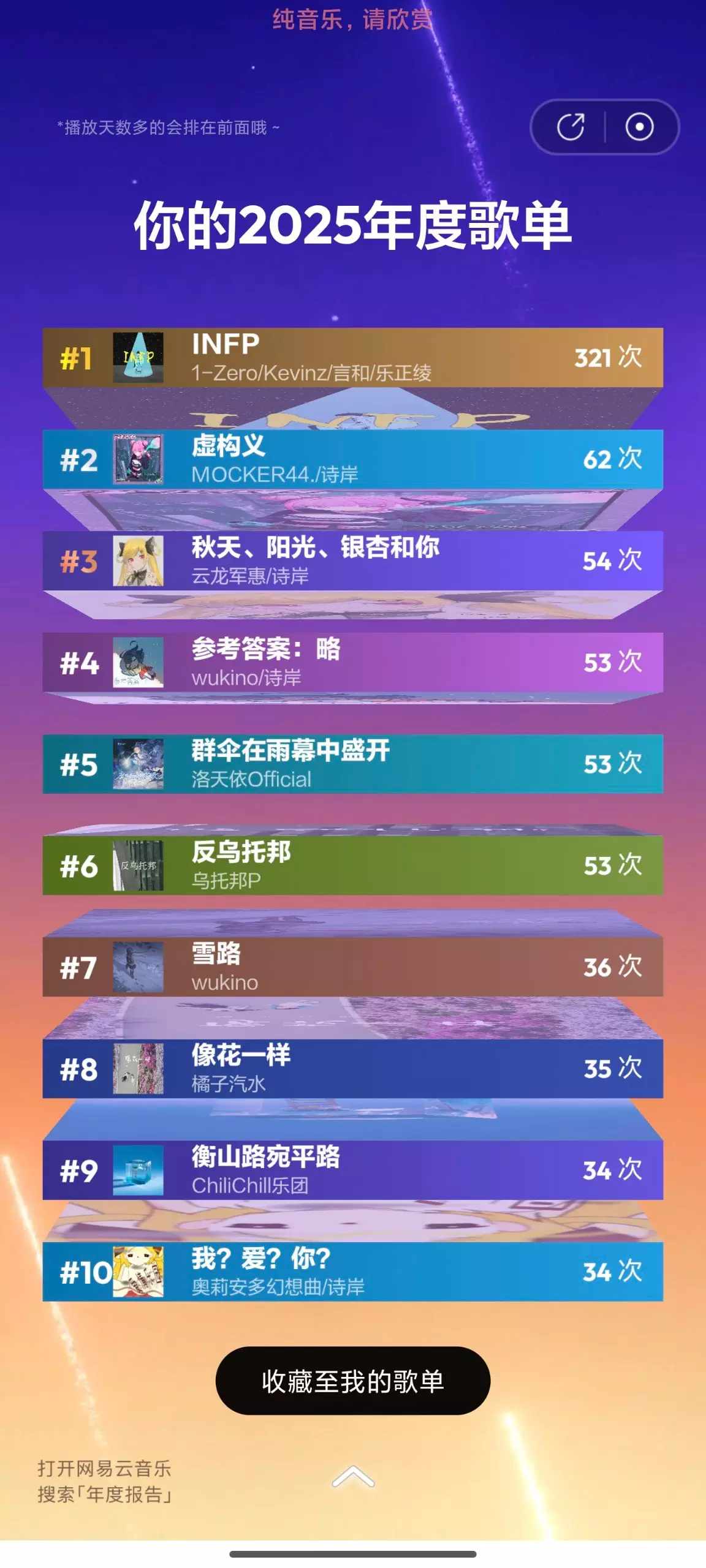 2025 最爱歌曲合集