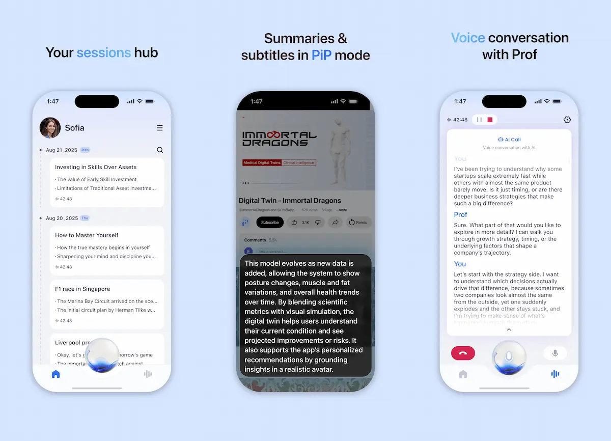 AI 实时语音转录与对话应用